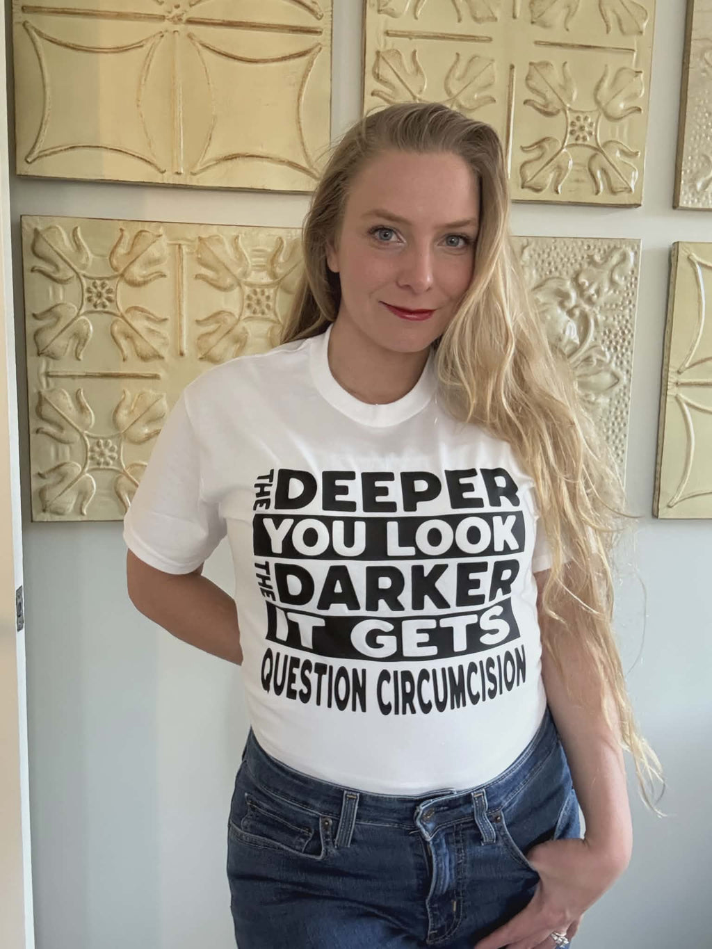 The Deeper You Look – Statement Tee