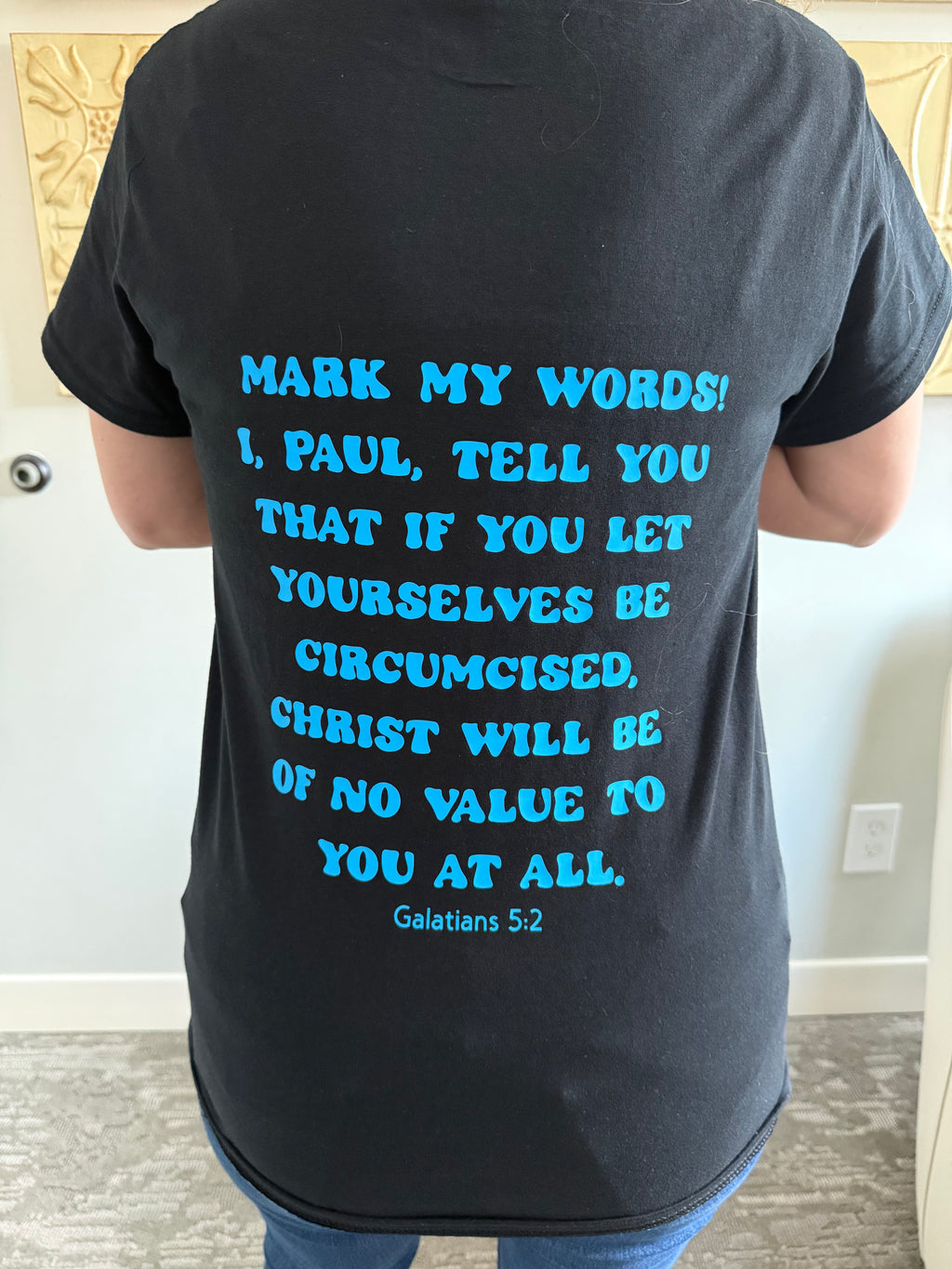 Don’t Cut What God Put There – Statement Tee